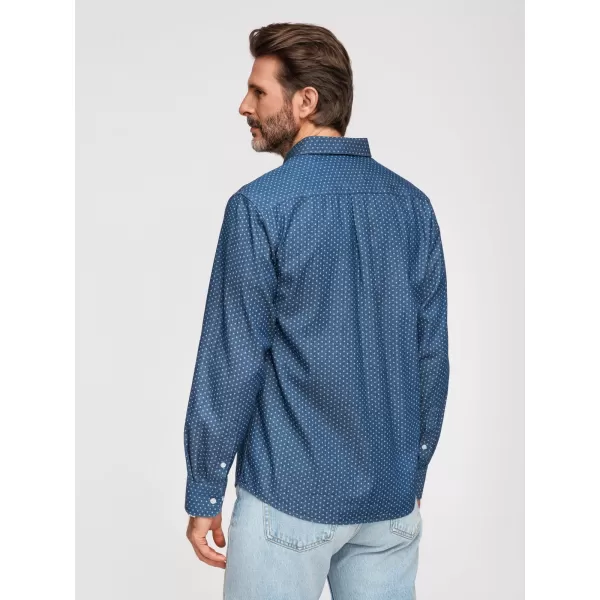  Pánská košile OMBRE K702 BLUE 