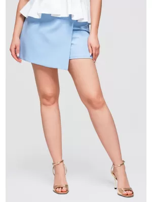 Dámské kraťasy OMBRE OW-ST-E0008 LIGHT BLUE