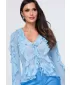 Dámská blůza OMBRE OW-TS-E0078 BLUE