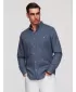 Pánská košile OMBRE N-OM-SHCS-0134 BLUE