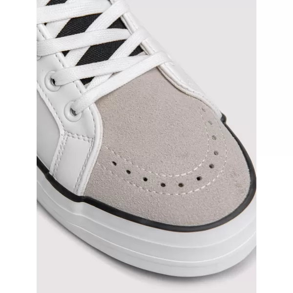  Pánské kotníkové tenisky OMBRE OM-FOTH-0240 WHITE AND BEIGE 