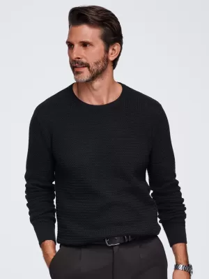 Pánský svetr OMBRE OM-SWSW-0119 BLACK