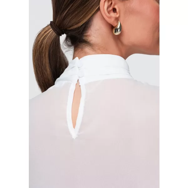  Dámská halenka OMBRE OW-TS-E0085 WHITE 
