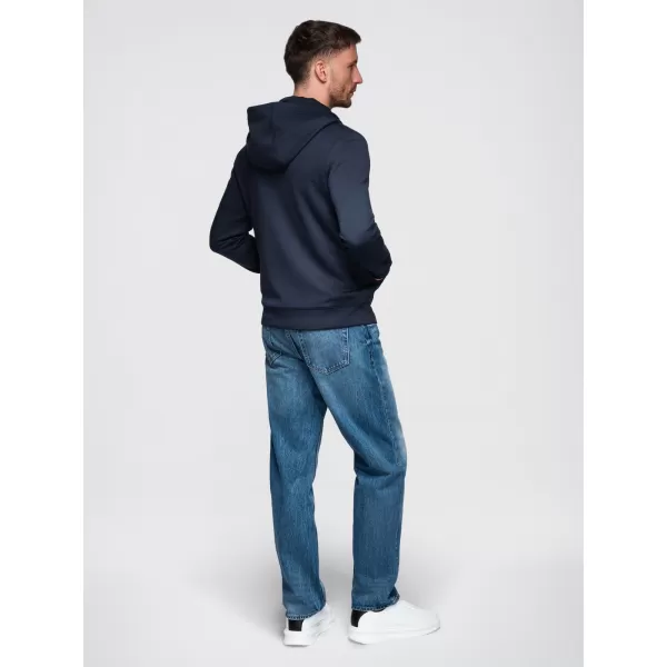  Pánská mikina OMBRE OM-SZBC-0196 NAVY BLUE 