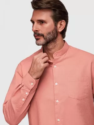 Pánská košile OMBRE K704 PEACH