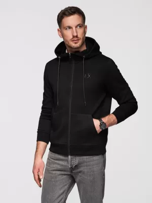 Pánská mikina OMBRE OM-SZBC-0196 BLACK