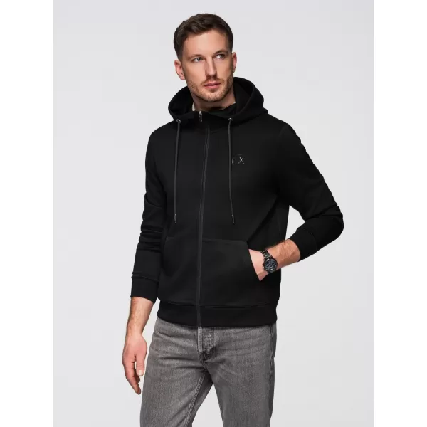  Pánská mikina OMBRE OM-SZBC-0196 BLACK 