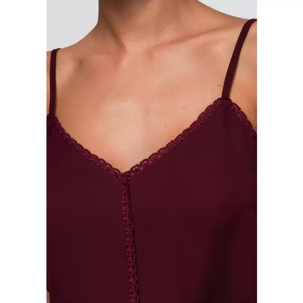  Dámské tílko OMBRE OW-TS-E0057 BURGUNDY 