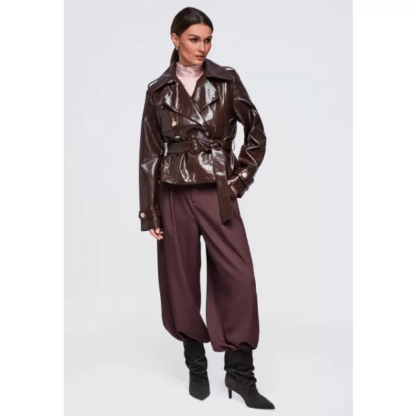  Dámská bunda OMBRE OW-JAFL-0144 BROWN 