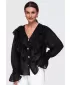 Dámská halenka OMBRE OW-TS-E0087 BLACK
