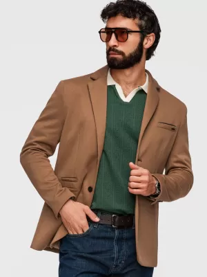 Pánské sako OMBRE M170 LIGHT BROWN