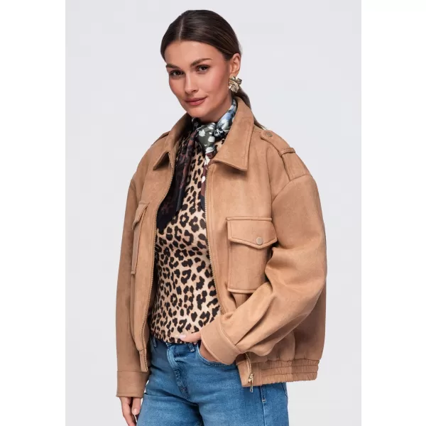  Dámská bunda OMBRE OW-JANP-0147 CAMEL 