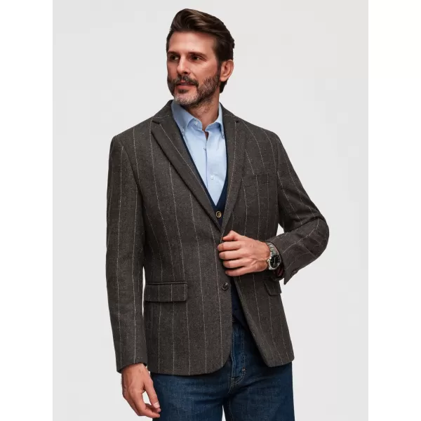  Pánské sako OMBRE M166 DARK BROWN 