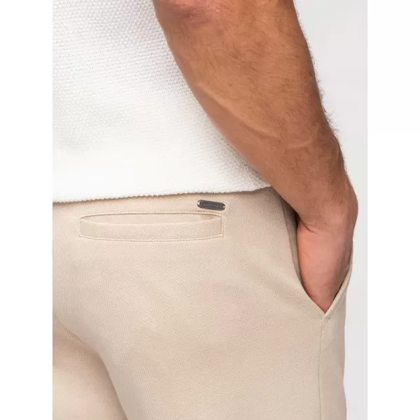  Pánské kalhoty OMBRE OM-PACP-0292 BEIGE 