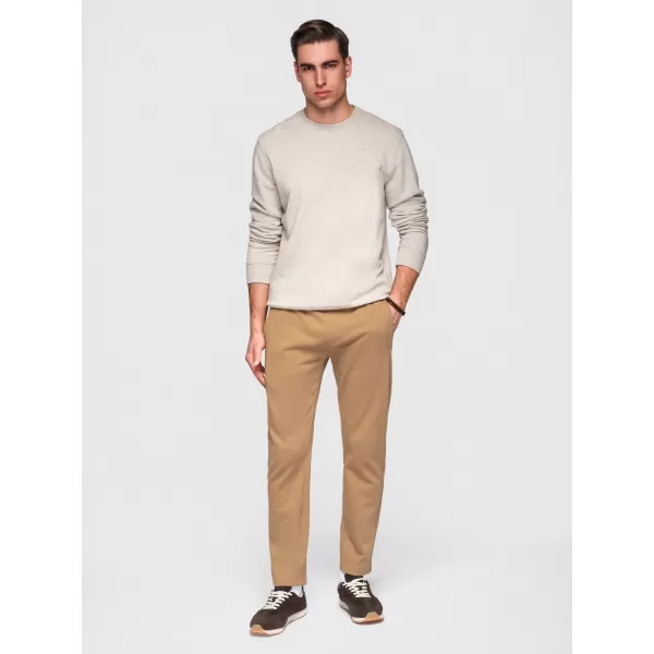  Pánské tepláky OMBRE OM-PABS-0304 BROWN 