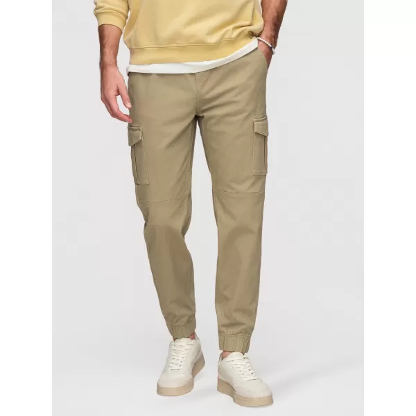  Pánské kalhoty OMBRE OM-PAJO-0290 KHAKI 