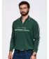Pánská mikina OMBRE OM-SSNZ-0268 DARK GREEN