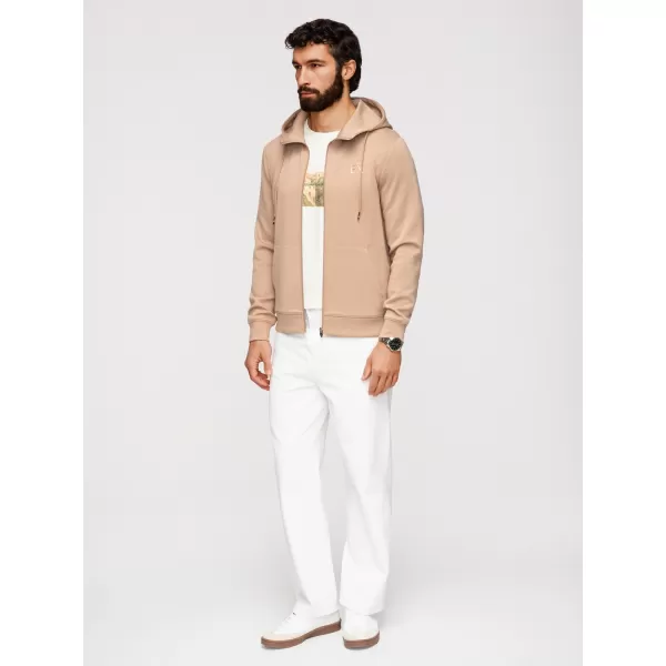  Pánská mikina OMBRE OM-SZBC-0196 BEIGE 