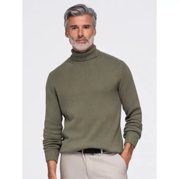  Pánský rolák OMBRE OM-SWTN-0192 OLIVE 
