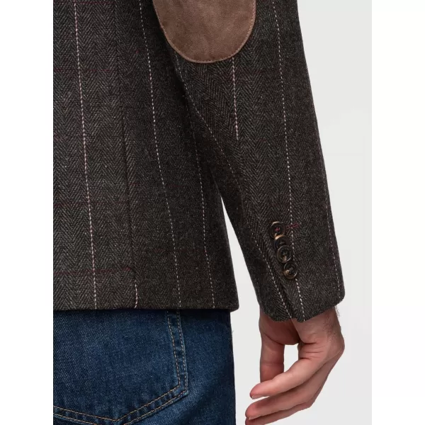  Pánské sako OMBRE M166 DARK BROWN 