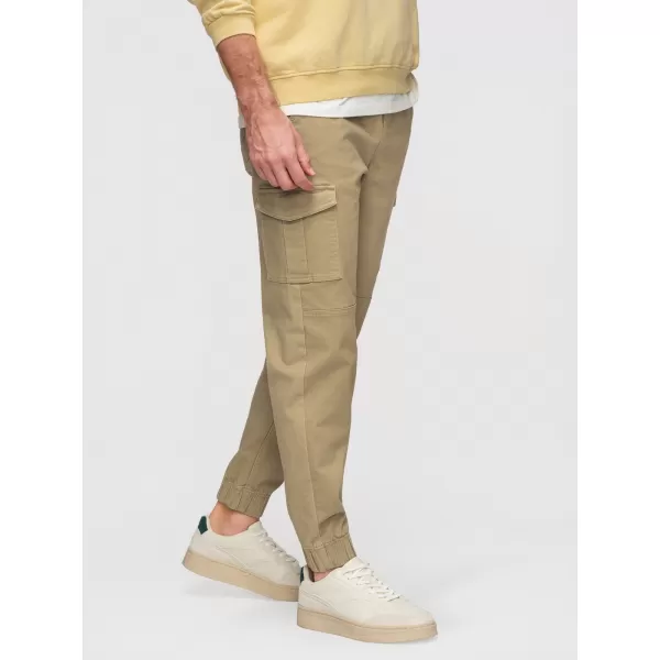  Pánské kalhoty OMBRE OM-PAJO-0290 KHAKI 