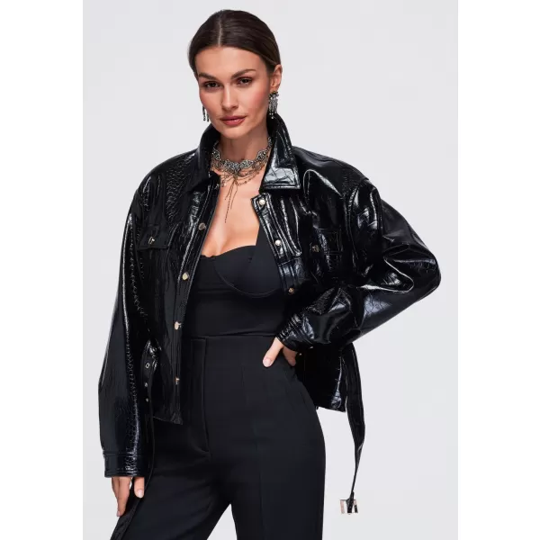  Dámská bunda OMBRE OW-JAFL-0141 BLACK 