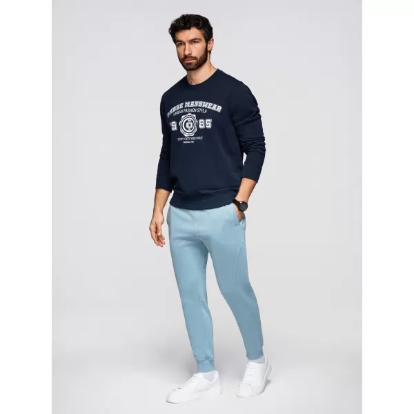  Pánské tepláky OMBRE OM-PABS-0305 BLUE 