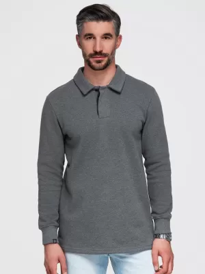 Pánský rolák OMBRE B1719 GRAPHITE
