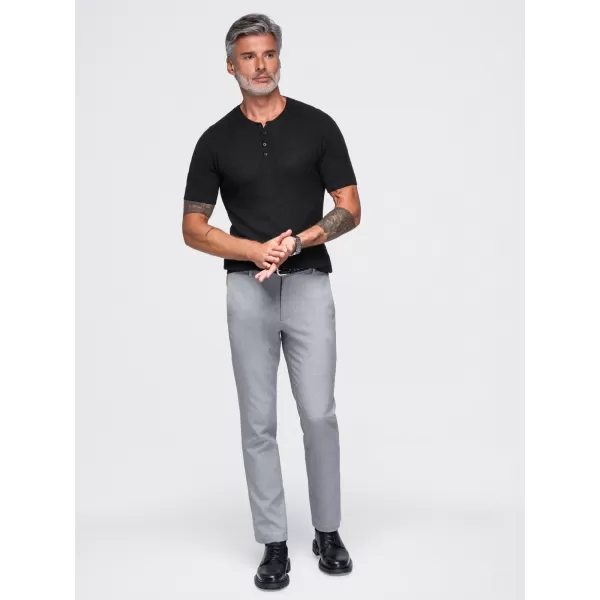  Pánské tričko OMBRE OM-TSCT-0304 BLACK 