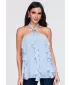 Dámská blůza OMBRE OW-TS-E0077 BLUE