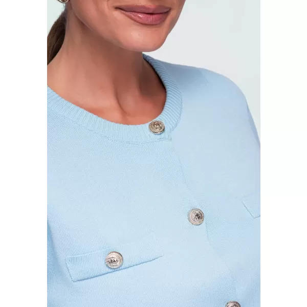 Dámská halenka OMBRE OW-TS-E0084 BLUE 