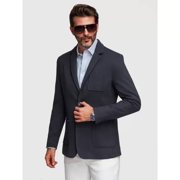  Pánské sako OMBRE M165 NAVY BLUE 