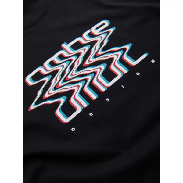  Pánské triko OMBRE OM-TSPT-0286 BLACK 