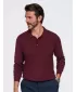 Pánská triko s límečkem OMBRE OM-POLS-0151 BURGUNDY