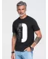 Pánské tričko OMBRE OM-TSPT-0299 BLACK