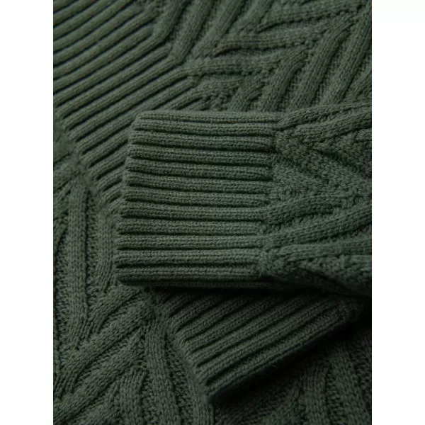  Pánský svetr OMBRE OM-SWSW-0190 MUTED GREEN 