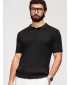 Pánské polo tričko OMBRE OM-POSS-0180 BLACK
