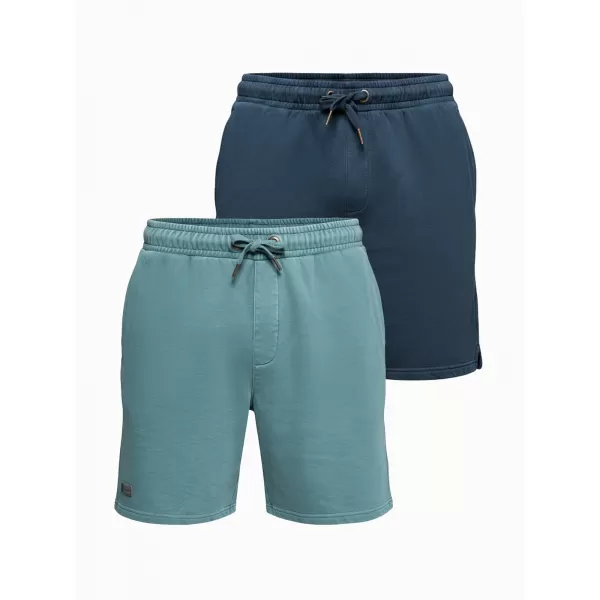  Pánský set kraťas OMBRE Z126 NAVY BLUE/TURQUOISE 