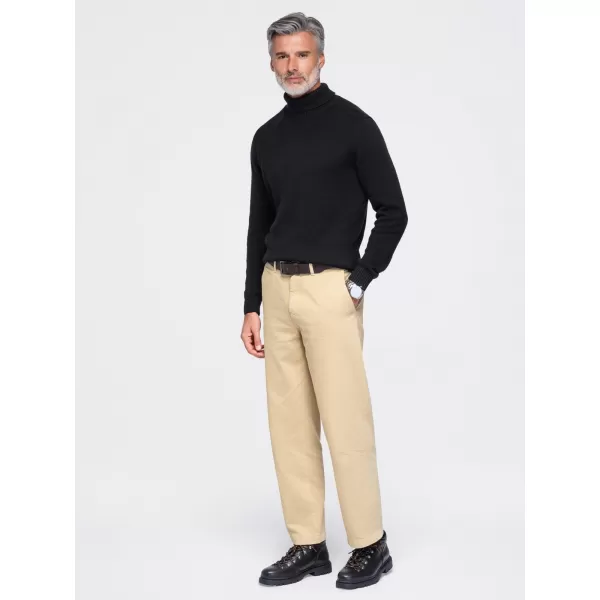  Pánský rolák OMBRE OM-SWTN-0192 BLACK 