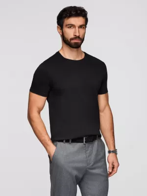 Pánské triko OMBRE OM-TSBS-0268 BLACK