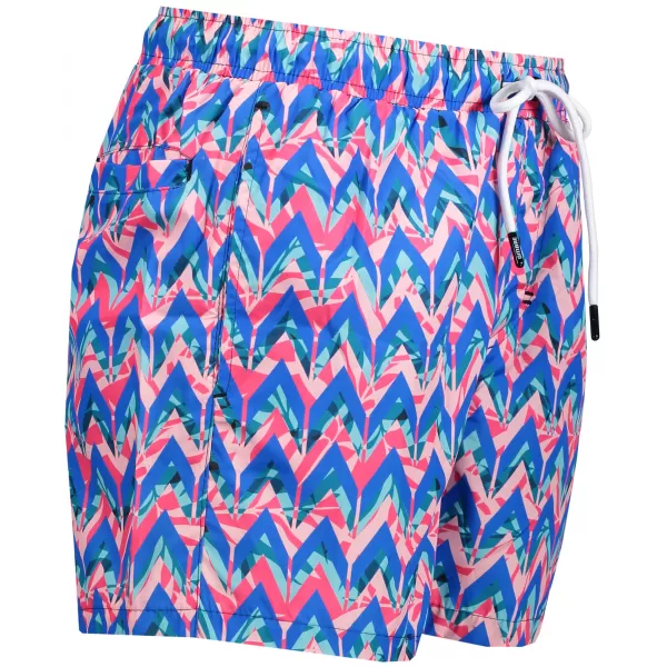  Pánské šortky OMBRE AW151 BLUE/CORAL 