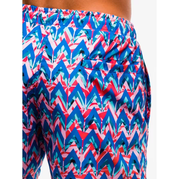  Pánské šortky OMBRE AW151 BLUE/CORAL 