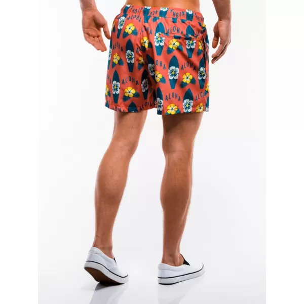  Pánské šortky OMBRE AW143 ORANGE 