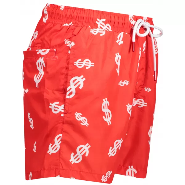  Pánské šortky OMBRE AW141 RED 