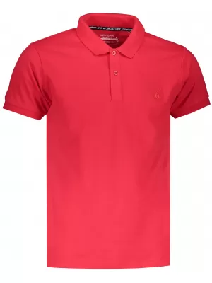 Pánské triko s límečkem OMBRE AS1048 RED