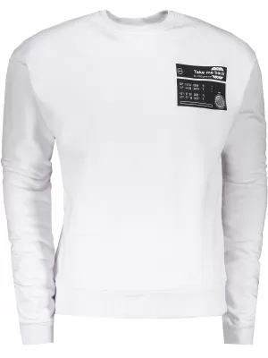 Pánská mikina OMBRE AB1046 WHITE