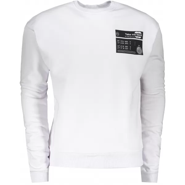  Pánská mikina OMBRE AB1046 WHITE 