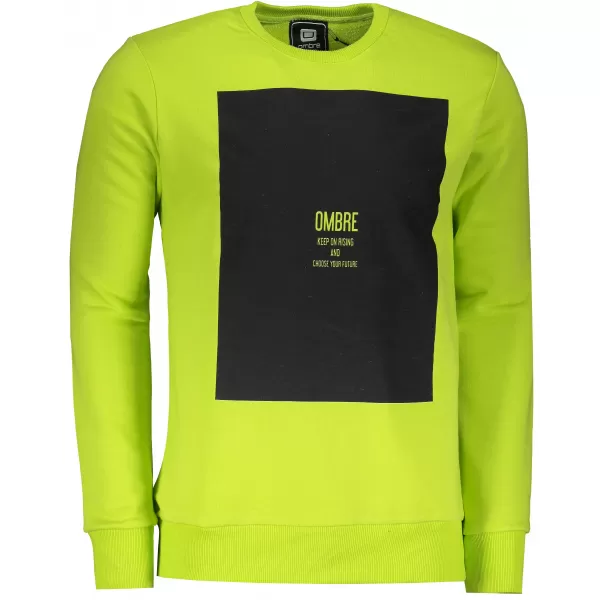  Pánská mikina OMBRE AB1045 GREEN 