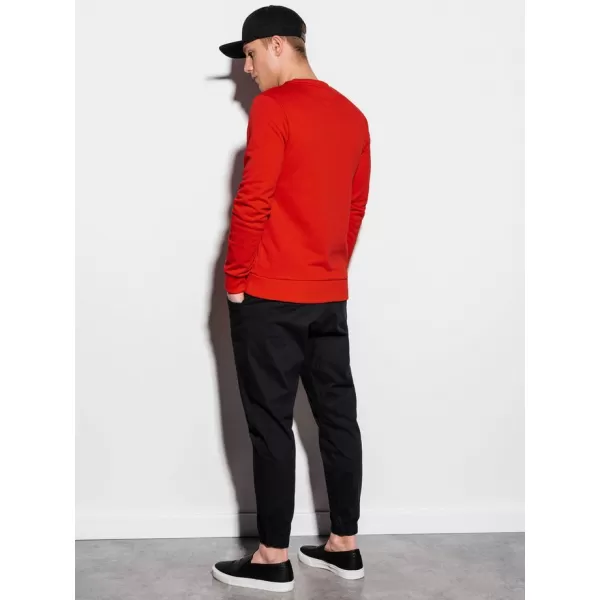  Pánská mikina OMBRE AB1045 RED 
