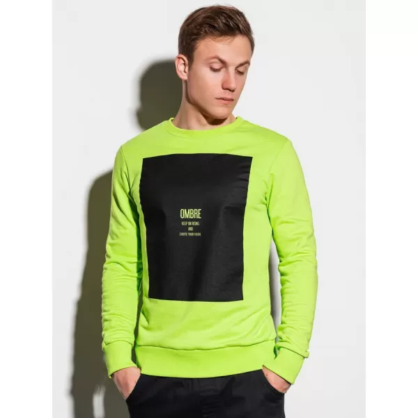  Pánská mikina OMBRE AB1045 GREEN 